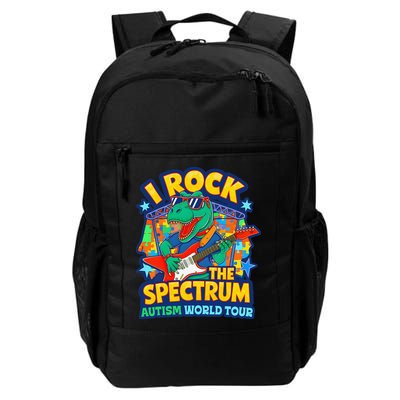 I ROCK THE SPECTRUM Rockin Autism Different Tune World Backpack