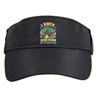 I ROCK THE SPECTRUM Rockin Autism Different Tune World Adult Drive Performance Visor