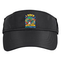 I ROCK THE SPECTRUM Rockin Autism Different Tune World Adult Drive Performance Visor