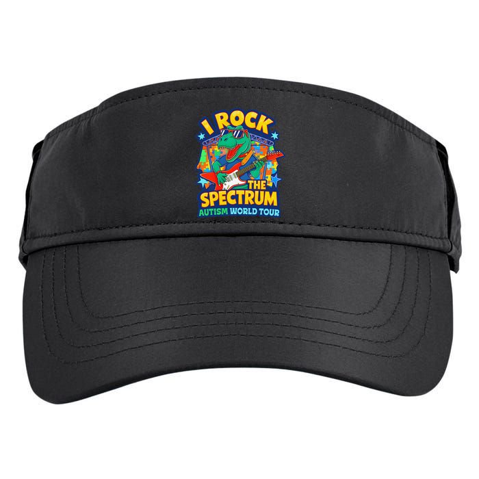I ROCK THE SPECTRUM Rockin Autism Different Tune World Adult Drive Performance Visor