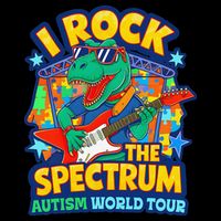 I ROCK THE SPECTRUM Rockin Autism Different Tune World 16 in Basic Backpack
