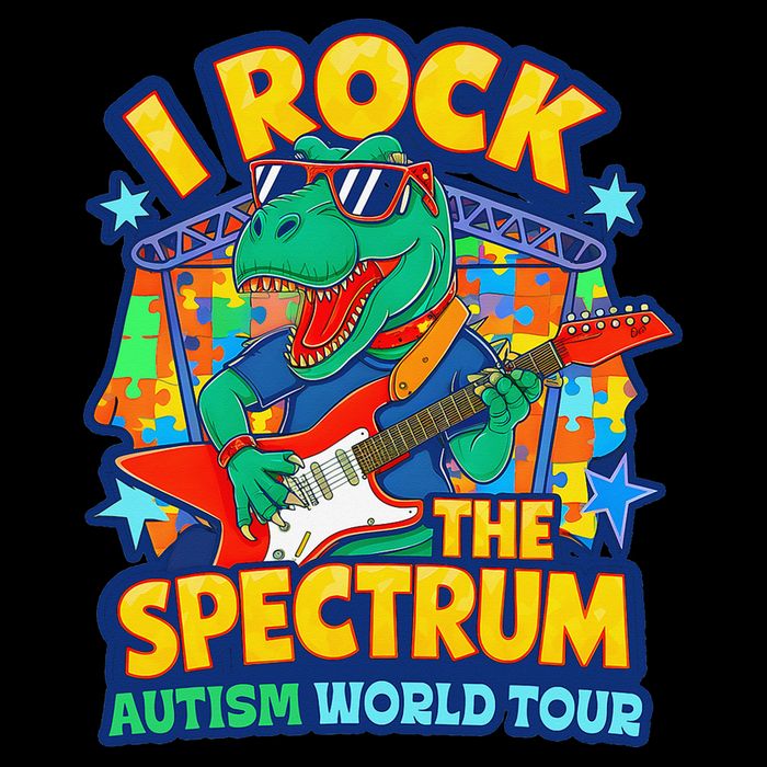 I ROCK THE SPECTRUM Rockin Autism Different Tune World 16 in Basic Backpack