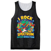 I ROCK THE SPECTRUM Rockin Autism Different Tune World Mesh Reversible Basketball Jersey Tank