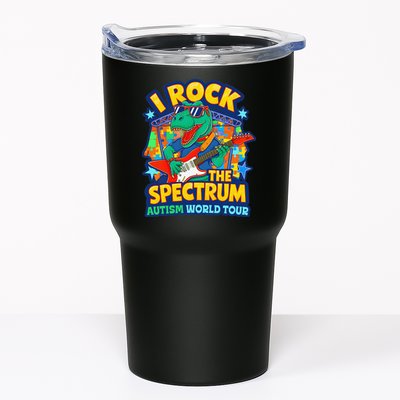 I ROCK THE SPECTRUM Rockin Autism Different Tune World Tumbler