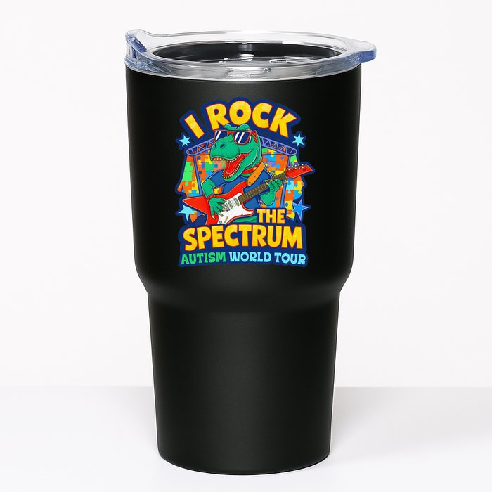 I ROCK THE SPECTRUM Rockin Autism Different Tune World Tumbler