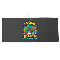 I ROCK THE SPECTRUM Rockin Autism Different Tune World Large Microfiber Waffle Golf Towel