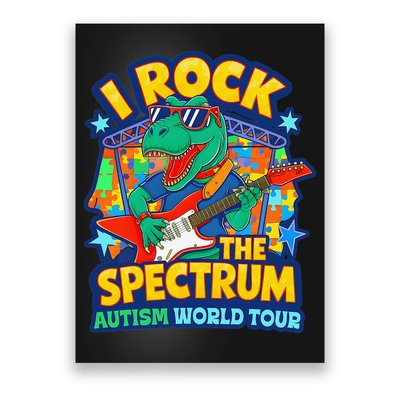 I ROCK THE SPECTRUM Rockin Autism Different Tune World Poster