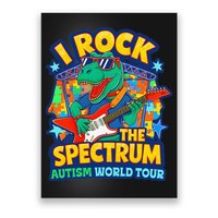 I ROCK THE SPECTRUM Rockin Autism Different Tune World Poster