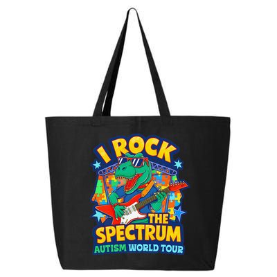 I ROCK THE SPECTRUM Rockin Autism Different Tune World 25L Jumbo Tote