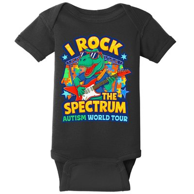 I ROCK THE SPECTRUM Rockin Autism Different Tune World Baby Bodysuit
