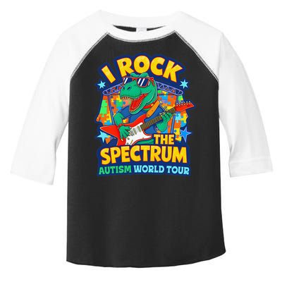 I ROCK THE SPECTRUM Rockin Autism Different Tune World Toddler Fine Jersey T-Shirt