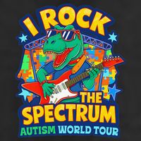 I ROCK THE SPECTRUM Rockin Autism Different Tune World Microfiber Hand Towel