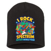 I ROCK THE SPECTRUM Rockin Autism Different Tune World Short Acrylic Beanie