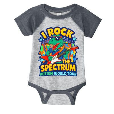 I ROCK THE SPECTRUM Rockin Autism Different Tune World Infant Baby Jersey Bodysuit