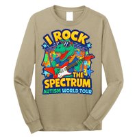 I ROCK THE SPECTRUM Rockin Autism Different Tune World Long Sleeve Shirt