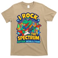 I ROCK THE SPECTRUM Rockin Autism Different Tune World T-Shirt