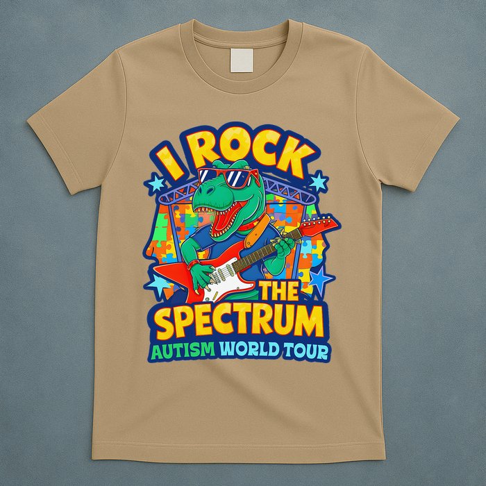 I ROCK THE SPECTRUM Rockin Autism Different Tune World T-Shirt