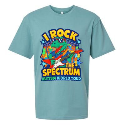 I ROCK THE SPECTRUM Rockin Autism Different Tune World Sueded Cloud Jersey T-Shirt