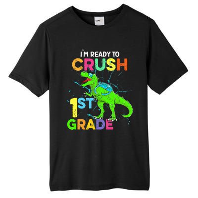 I'm Ready To Crush 1st Grade Dinosaur Back To School Tall Fusion ChromaSoft Performance T-Shirt