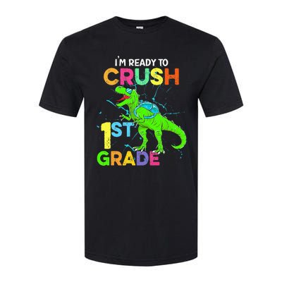 I'm Ready To Crush 1st Grade Dinosaur Back To School Softstyle CVC T-Shirt