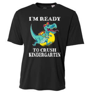 Im Ready To Crush Kindergarten Trex Dinosaur Back To School Cooling Performance Crew T-Shirt