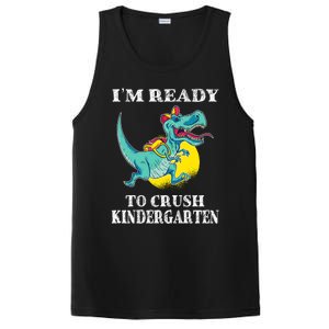 Im Ready To Crush Kindergarten Trex Dinosaur Back To School PosiCharge Competitor Tank