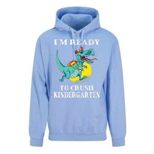 Im Ready To Crush Kindergarten Trex Dinosaur Back To School Unisex Surf Hoodie