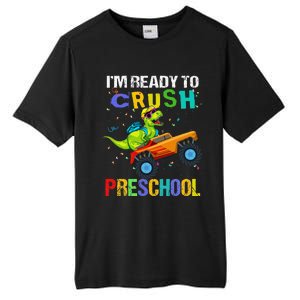 I'm Ready To Crush Preschool Dinosaur First Day of PreK Tall Fusion ChromaSoft Performance T-Shirt