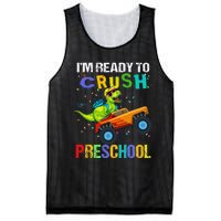 I'm Ready To Crush Preschool Dinosaur First Day of PreK Mesh Reversible Basketball Jersey Tank