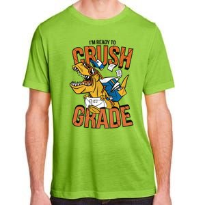 I'm Ready To Crush 1st Grade Dinosaur Adult ChromaSoft Performance T-Shirt