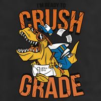 I'm Ready To Crush 1st Grade Dinosaur Golf Towel