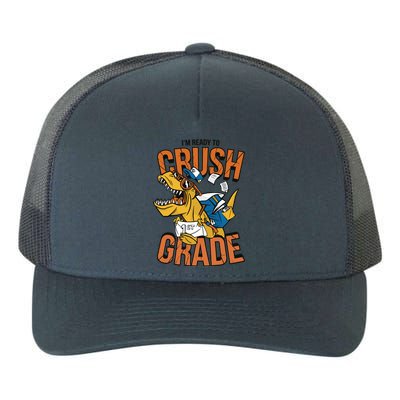 I'm Ready To Crush 1st Grade Dinosaur Yupoong Adult 5-Panel Trucker Hat