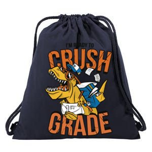 I'm Ready To Crush 1st Grade Dinosaur Drawstring Bag