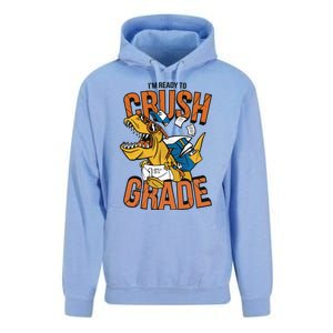 I'm Ready To Crush 1st Grade Dinosaur Unisex Surf Hoodie