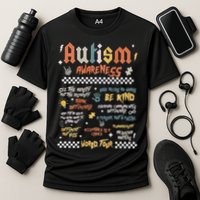 I Rock The Spectrum Autism World Autism Awareness Cooling Performance Crew T-Shirt