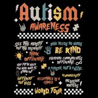 I Rock The Spectrum Autism World Autism Awareness 16 in Basic Backpack