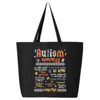 I Rock The Spectrum Autism World Autism Awareness 25L Jumbo Tote
