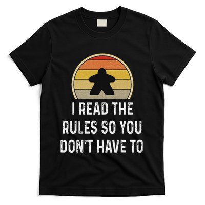 I Read The Rules Funny Board Game Gift Boardgame Lover T-Shirt