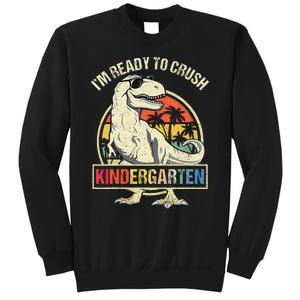 I'm Ready To Crush Kindergarten Dinosaur Back To School Sweatshirt