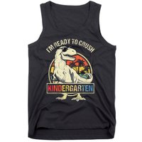 I'm Ready To Crush Kindergarten Dinosaur Back To School Tank Top