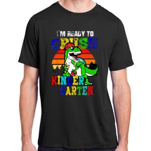 Im Ready To Crush Kindergarten TRex Dinosaur Back To School Adult ChromaSoft Performance T-Shirt