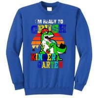 Im Ready To Crush Kindergarten TRex Dinosaur Back To School Sweatshirt