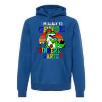 Im Ready To Crush Kindergarten TRex Dinosaur Back To School Premium Hoodie