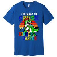 Im Ready To Crush Kindergarten TRex Dinosaur Back To School Premium T-Shirt