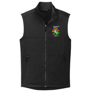 Im Ready To Crush Kindergarten TRex Dinosaur Back To School Collective Smooth Fleece Vest