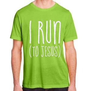 I Run Towards Jesus Christian Adult ChromaSoft Performance T-Shirt