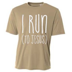 I Run Towards Jesus Christian Cooling Performance Crew T-Shirt