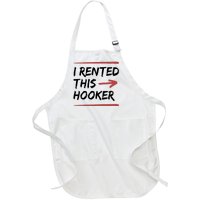 I Rented This Hooker Offensive Funny Full-Length Apron With Pockets