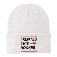 I Rented This Hooker Offensive Funny Knit Cap Winter Beanie