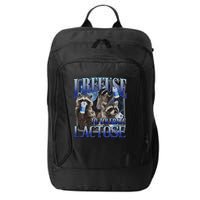I Refuse To Tolerate Lactose Racoon Meme Lactose Intolerant City Backpack